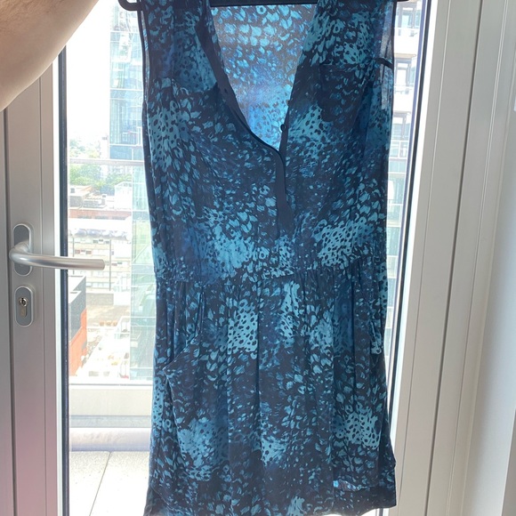 REBECCA TAYLOR BLUE DRESS - Picture 2 of 2